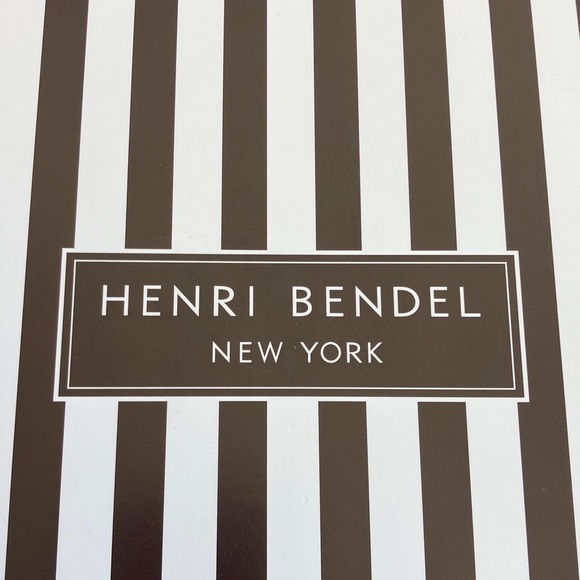 HENRI BENDEL Brown/White Striped Picture Frame, Lacquered, 4 x 6 NWT - Picture 5 of 7